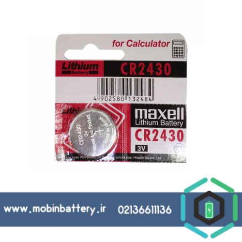 باتری سکه ای مکسل 1.5 ولت CR2430