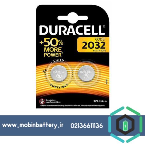 باتری سکه ای 2تایی لیتیوم دوراسل(Durasell) مدل 2032